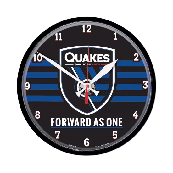 Wholesale ๐ Wincraft Multi San Jose Earthquakes 12.75 Round Wall Clock โ - Image 2