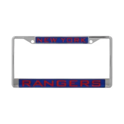 Hot Sale ๐ Wincraft Multi New York Rangers Laser Inlaid Metal License Plate Frame ๐