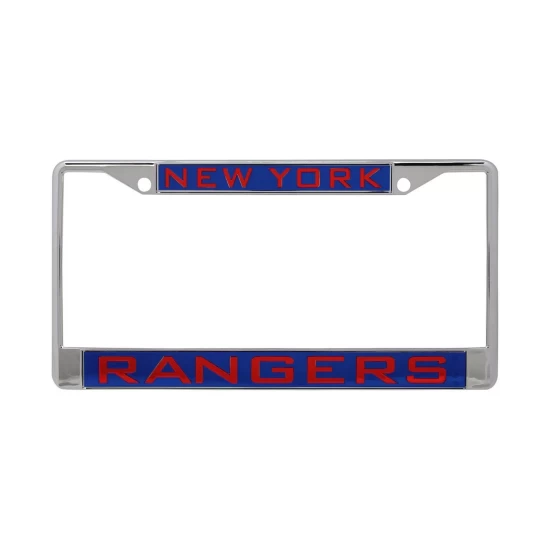 Hot Sale ๐ Wincraft Multi New York Rangers Laser Inlaid Metal License Plate Frame ๐