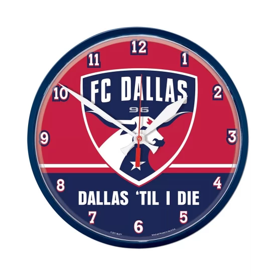 Buy ⭐ Wincraft Multi FC Dallas 12.75 Round Wall Clock 😉 - Image 2