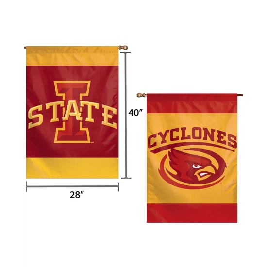 Best Pirce โค๏ธ Wincraft Multi Iowa State Cyclones Double-Sided 28'' X 40'' Banner โค๏ธ - Image 3