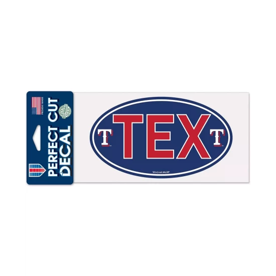 Best deal ๐ฏ Wincraft Multi Texas Rangers 4'' X 8'' Perfect Cut Decal ๐ฅฐ - Image 2