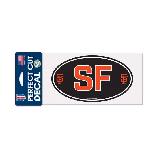 Brand new ๐คฉ Wincraft Multi San Francisco Giants 4'' X 8'' Perfect Cut Decal ๐ - Image 2