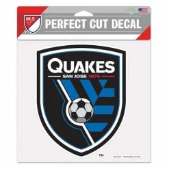 Flash Sale 👏 Wincraft Multi San Jose Earthquakes 8 X 8 Perfect Cut Decal 😍
