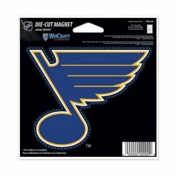 Buy ๐งจ Wincraft Multi St. Louis Blues 5 Die-Cut Car Magnet โจ