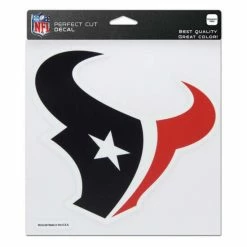 Brand new 💯 Wincraft Multi Houston Texans 8'' X 8'' Color Car Decal ✔️