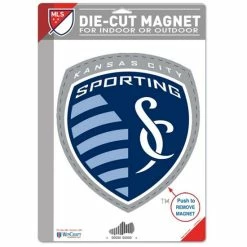 New ✨ Wincraft Multi Sporting Kansas City 6.25 X 9 Die-Cut Logo Magnet 🔥