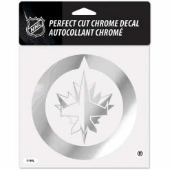 Promo ⭐ Wincraft Multi Winnipeg Jets 6 X 6 Chrome Decal 🥰