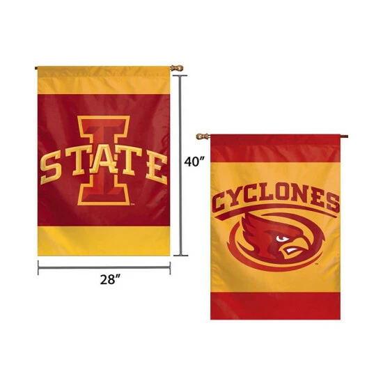 Best Pirce โค๏ธ Wincraft Multi Iowa State Cyclones Double-Sided 28'' X 40'' Banner โค๏ธ - Image 2