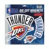 Flash Sale 🎁 Wincraft Multi Oklahoma City Thunder 11 X 11 Vinyl Magnet Set, Pack Of 3 🤩