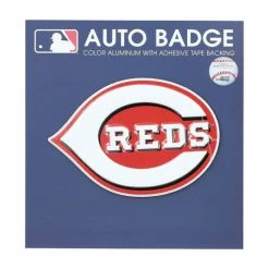 Promo 🌟 Wincraft Multi Cincinnati Reds 2.75 X 3.5 Logo Auto Badge Decal 🌟