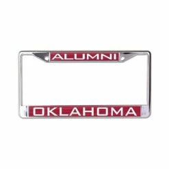 Budget 👍 Wincraft Multi Oklahoma Sooners Alumni Inlaid Metal License Plate Frame 🔥