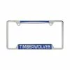 Deals ✔️ Wincraft Multi Minnesota Timberwolves 4-Tab Style Inlaid Metal License Plate Frame 😉