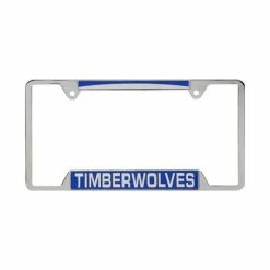 Deals ✔️ Wincraft Multi Minnesota Timberwolves 4-Tab Style Inlaid Metal License Plate Frame 😉