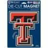 Outlet 😀 Wincraft Multi Texas Tech Red Raiders 6 X 9 Logo Car Magnet ⌛