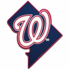 Best Pirce ๐งจ Wincraft Multi Washington Nationals Metallic State Shape Acrylic Auto Emblem ๐