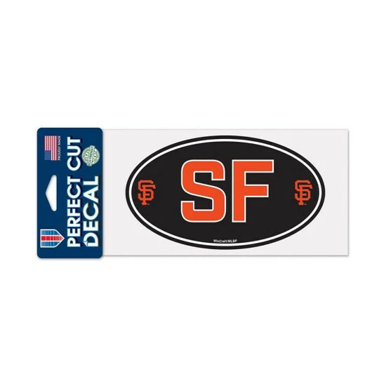 Brand new ๐คฉ Wincraft Multi San Francisco Giants 4'' X 8'' Perfect Cut Decal ๐