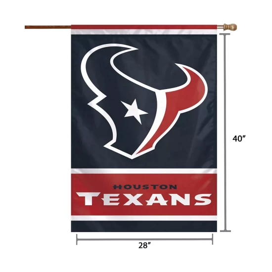 Brand new โ๏ธ Wincraft Multi Houston Texans 28 X 40 Primary Logo House Flag ๐ - Image 3